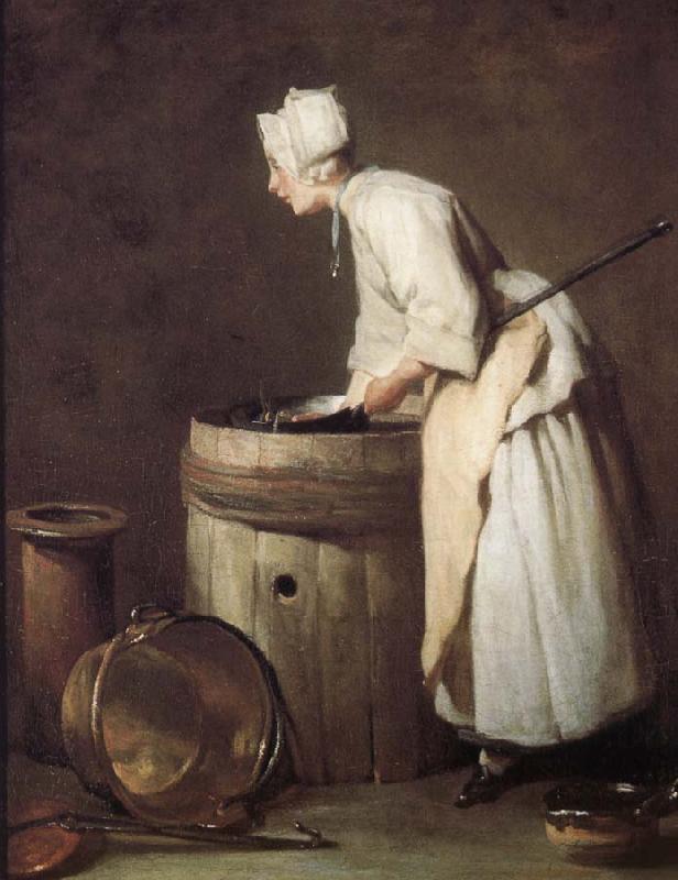 Jean Baptiste Simeon Chardin Cleaning maid